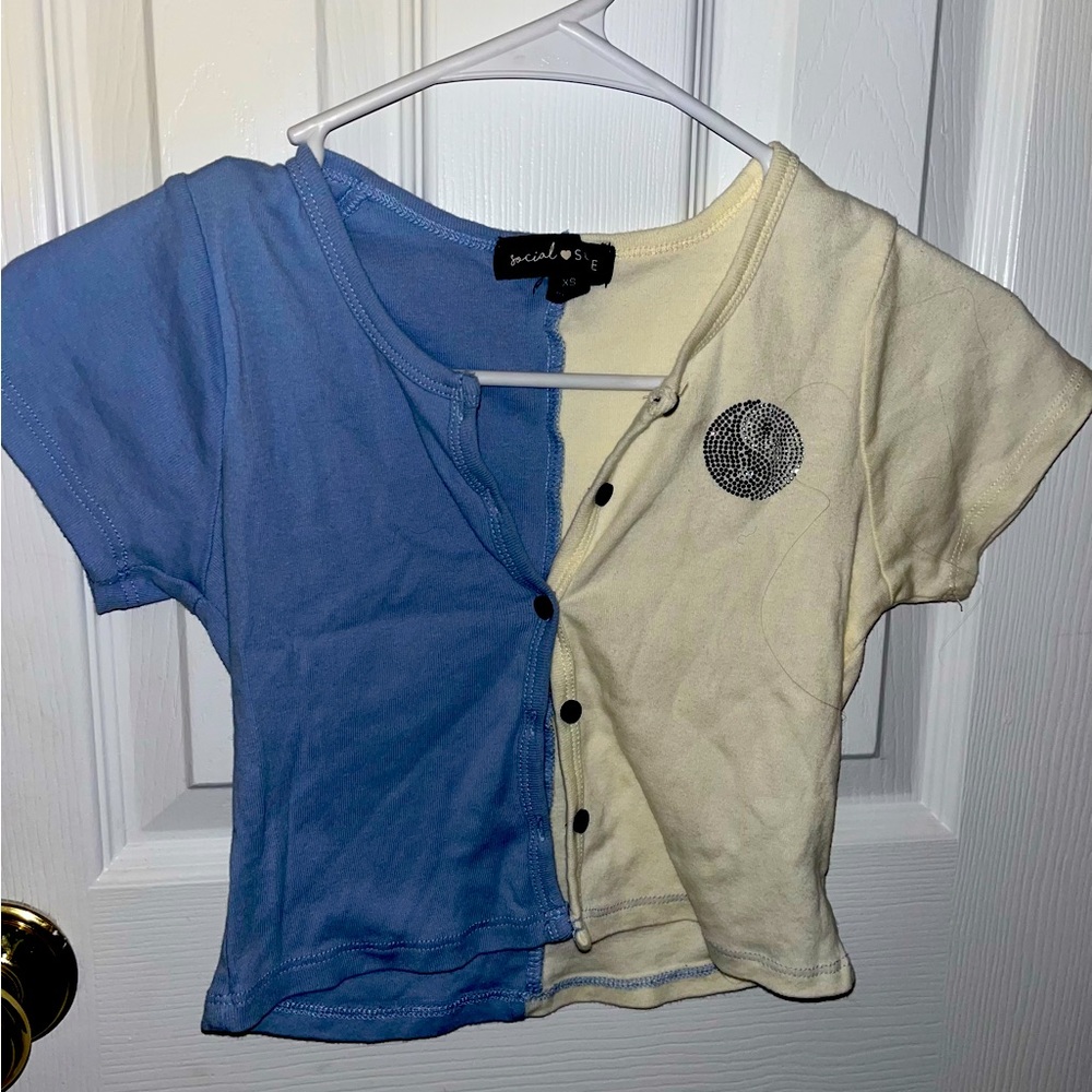 Ying-Yang Button Up
